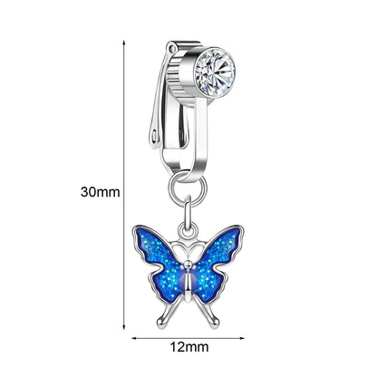 Clip-On Belly Button Piercing